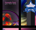 Dark business card templates